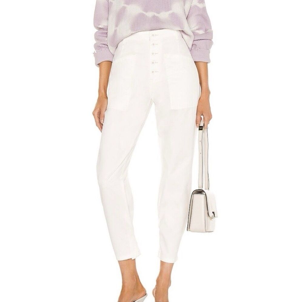 Pistola Tammy High Rise Trouser In Alabaster Sz 29